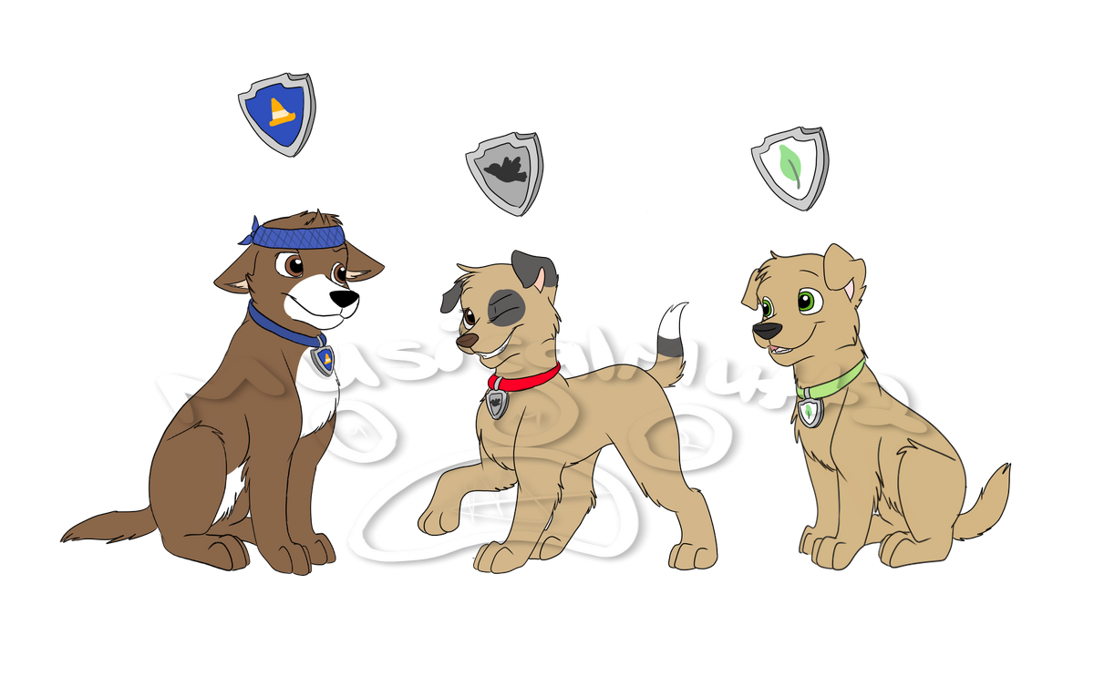 Heavenly Pups: BanditXHalo's Pups | PAW Patrol Fanon Wiki 